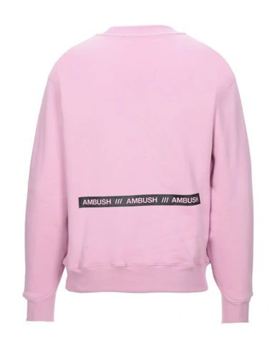 Shop Ambush Man Sweatshirt Pink Size 3 Cotton