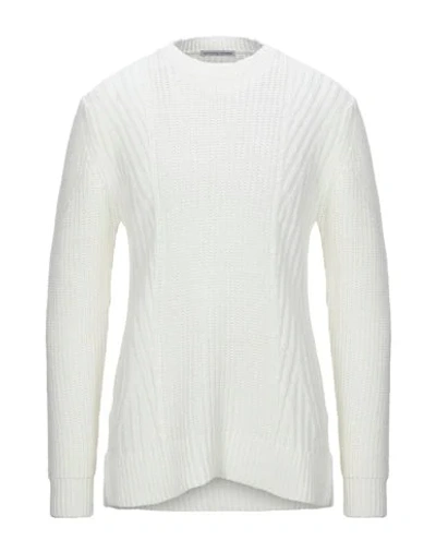 Grey Daniele Alessandrini Sweaters In White
