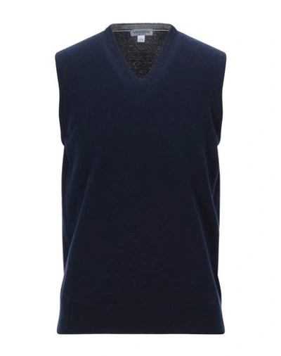Shop Vengera Sleeveless Sweater In Dark Blue