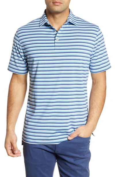 Shop Peter Millar Sean Stretch Jersey Polo In Navy