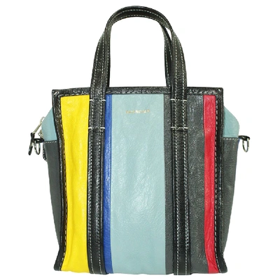 Pre-owned Balenciaga Multicolor Leather Bazaar Shopper S Bag
