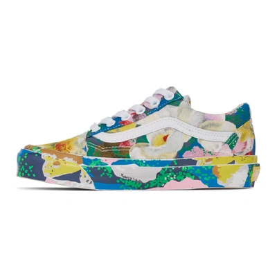 Shop Kenzo Multicolor Vans Edition Og Old Skool Lx Sneakers In Floralyello