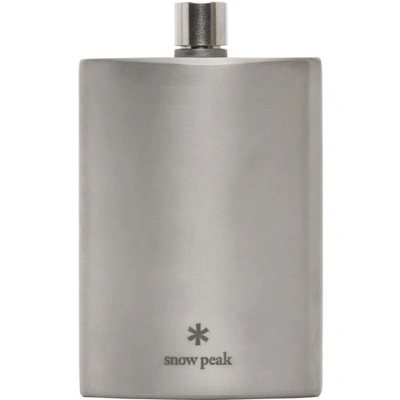 Shop Snow Peak Silver Titanium Flask
