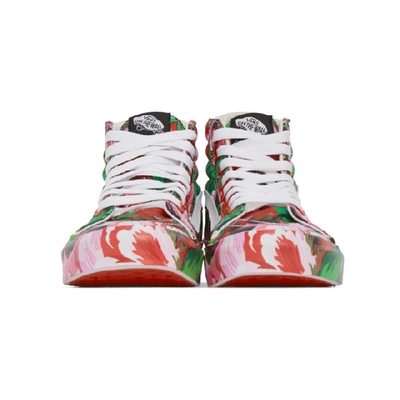 Kenzo X Vans Sk8-hi Tulipes Sneakers In Red/white | ModeSens