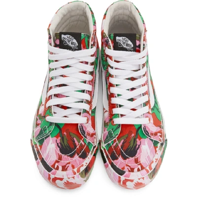 Shop Kenzo Multicolor Vans Edition Og Sk8-hi Lx Sneakers In Red/white