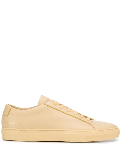 Shop Common Projects Achilles Low-top Sneakers In Yellow