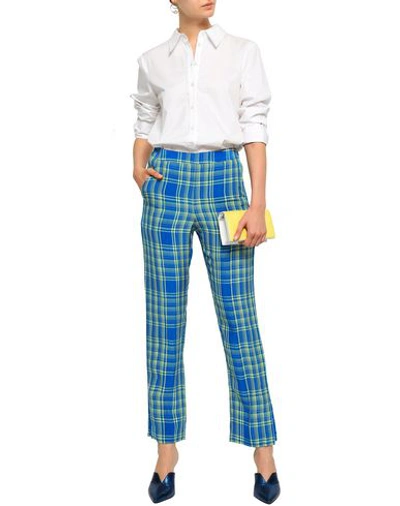 Shop Rosie Assoulin Woman Pants Azure Size 8 Viscose