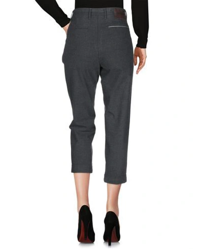 Shop Care Label Woman Pants Steel Grey Size 27 Cotton, Polyester, Viscose, Elastane