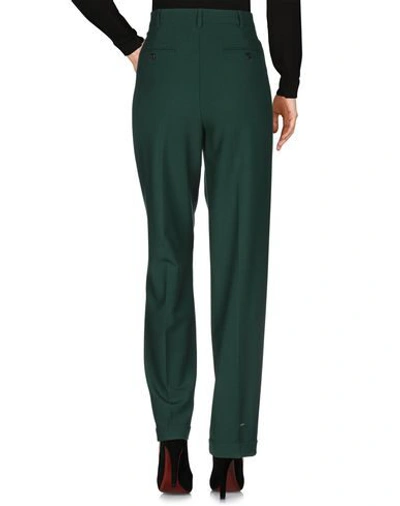 Shop Essentiel Antwerp Woman Pants Green Size 8 Polyester, Virgin Wool, Elastane