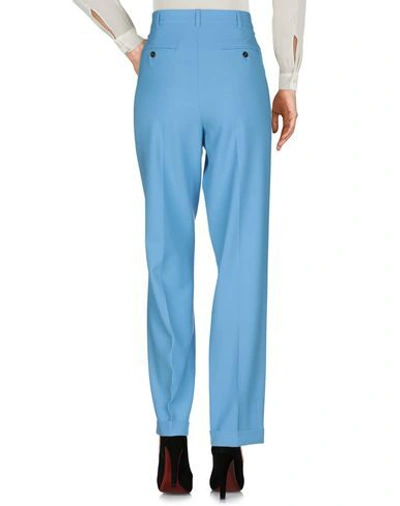 Shop Essentiel Antwerp Woman Pants Azure Size 6 Polyester, Virgin Wool, Elastane In Blue