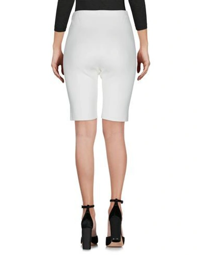 Shop Artica Arbox Artica-arbox Woman Shorts & Bermuda Shorts Ivory Size Xs Viscose, Polyester In White
