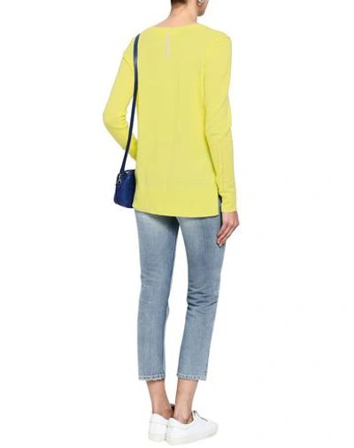 Shop Duffy Cashmere Blend In Yellow