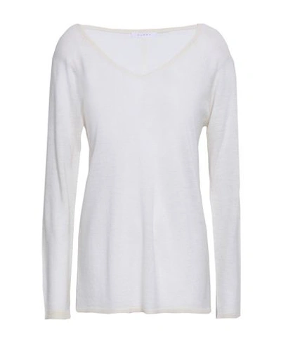 Shop Duffy Cashmere Blend In Ivory