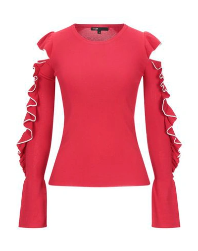 Shop Maje Sweaters In Red