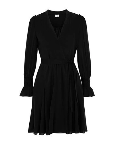 Shop Iris & Ink Woman Short Dress Black Size 8 Polyester