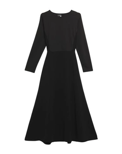 Shop Gotha Midi Dress In Black