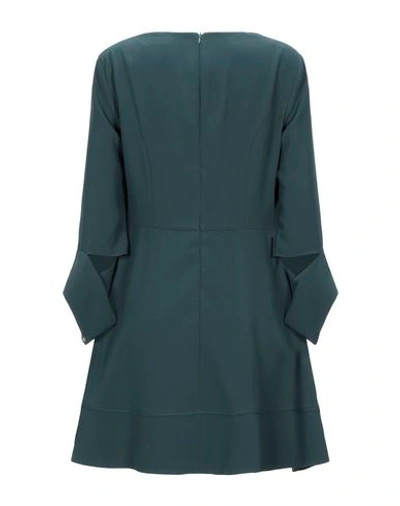 Elisabetta Franchi Short Dresses In Green