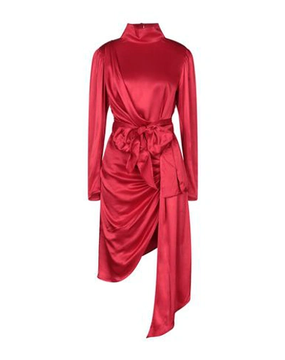 Shop Jovonna Knee-length Dress In Red