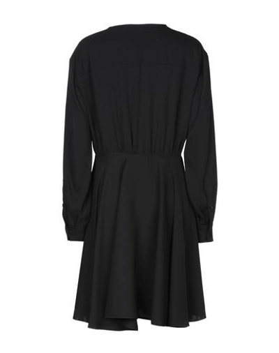 Shop Sportmax Code Short Dresses In Black
