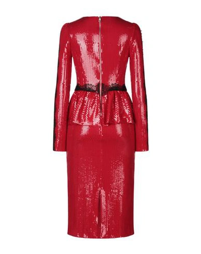 Shop Marco Bologna Knee-length Dresses In Red