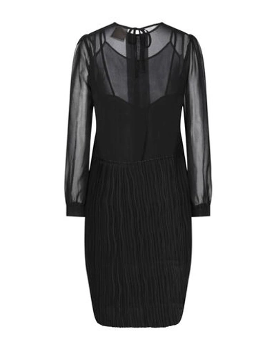 Shop Semicouture Woman Mini Dress Black Size 8 Polyester