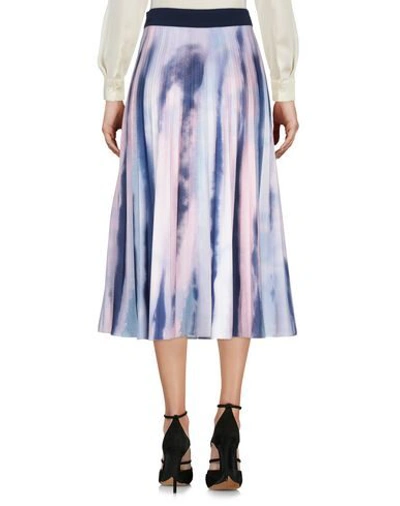 Shop Ssheena Midi Skirts In Slate Blue