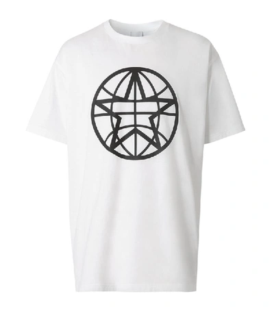 Shop Burberry Globe Graphic Oversized T-shirt