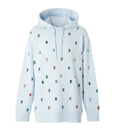 Burberry embroidered-monogram Hoodie - Farfetch