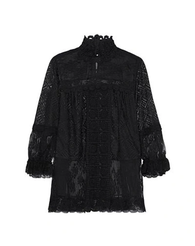 Shop Anna Sui Blouse In Black