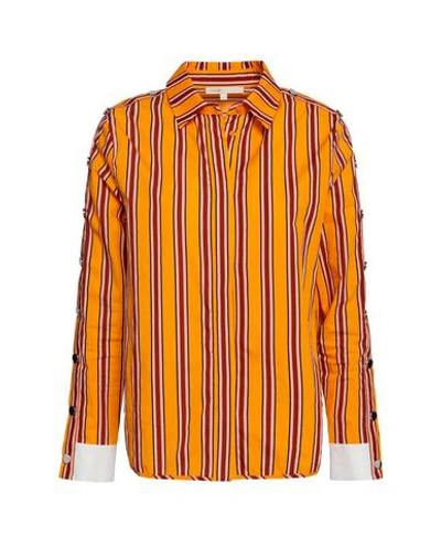 Shop Maje Shirts In Orange