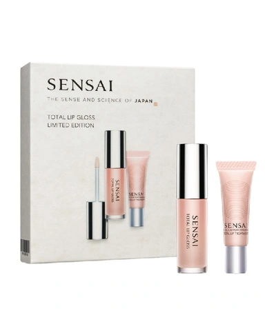 Shop Sensai Total Lip Gloss Set In White