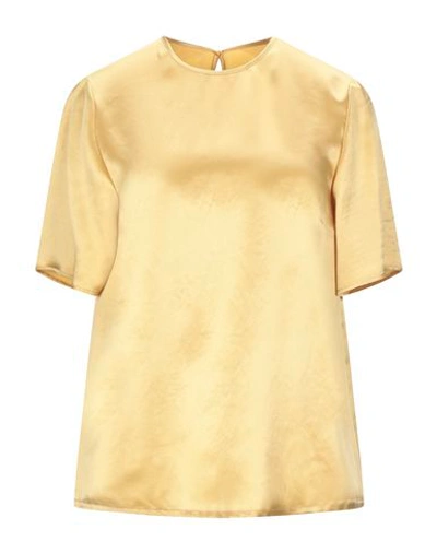 Shop Dolce & Gabbana Blouses In Yellow