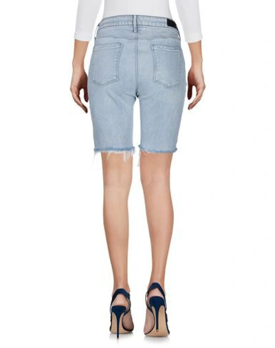 Shop Rta Denim Shorts In Blue