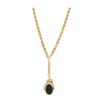 Shop Rejina Pyo Bow Necklace In Gold Plated