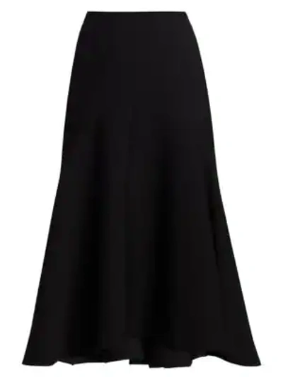 Shop Totême Mazille Flare Skirt In Black