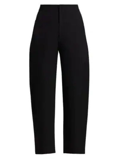 Shop Totême Novarra Ankle Pants In Black