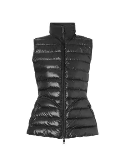 Shop Burberry Bideford Quilted Down Vest In Black