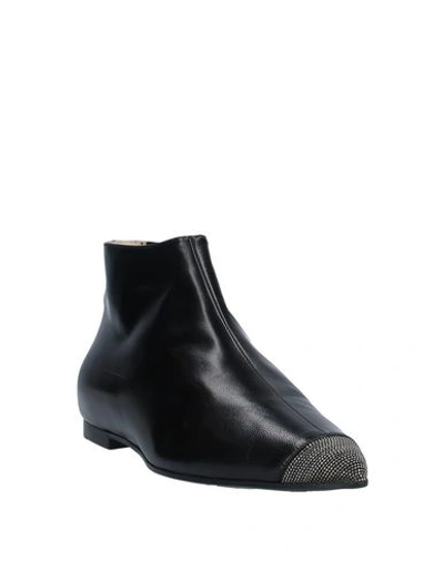Shop Fabiana Filippi Woman Ankle Boots Black Size 7 Soft Leather