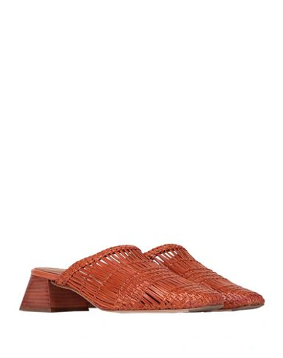 Shop Miista Mules & Clogs In Rust