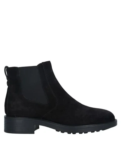 Shop Hogan Ankle Boots In Black