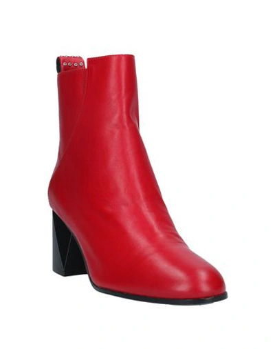 Shop Bruno Premi Ankle Boots In Red