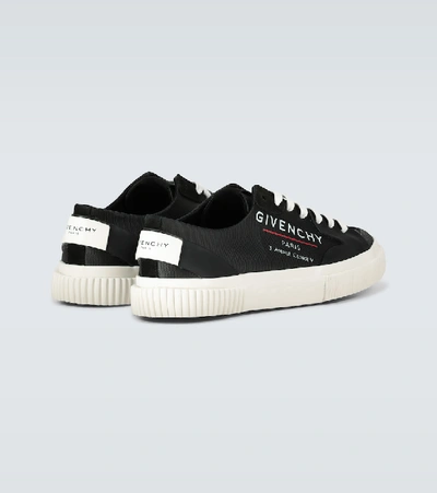 Shop Givenchy Tennis Light Low Sneakers In Black