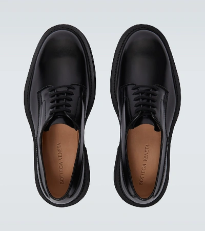 Shop Bottega Veneta Formal Derby Shoes In Black