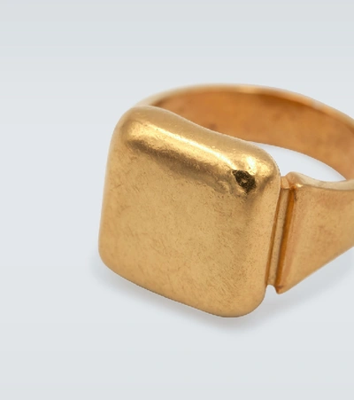 Shop Bottega Veneta Gold-toned Ring