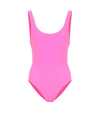 Shop Solid & Striped The Anne-marie Swimsuit In Pink