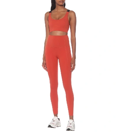 Shop Varley Edris Sports Bra In Red