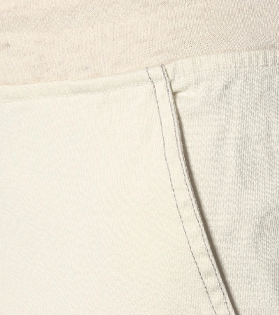 Shop Varley Valley Stretch-jersey Sweatpants In White