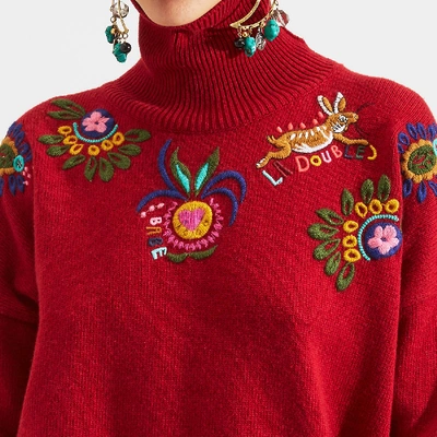 Shop La Doublej Boy Sweater In Rosso