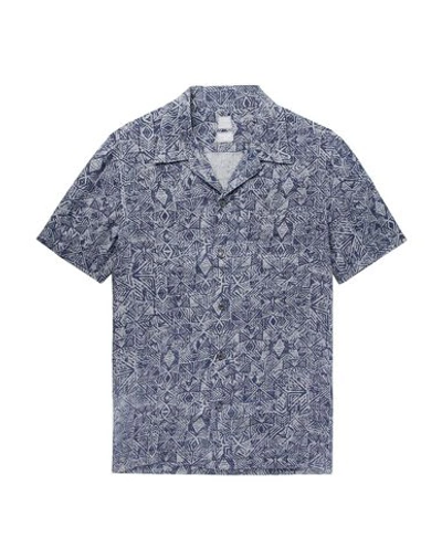 Shop 120% Linen Shirt In Dark Blue