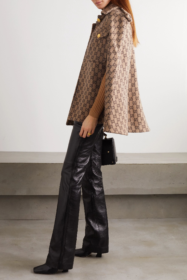 gucci wool cape